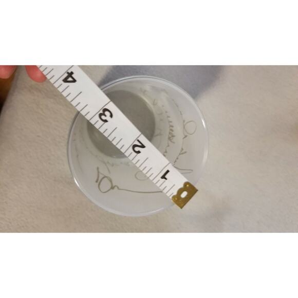 Frosted Glass Bar Ware Pamela Dennis Susan Lazar Vera Wang Nicole Miller Candle - Picture 8 of 9